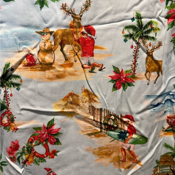Tommy Bahama Santa Beach Marlin Hawaiian 100% Silk Mens Camp Shirt Large - Picture 7 of 9